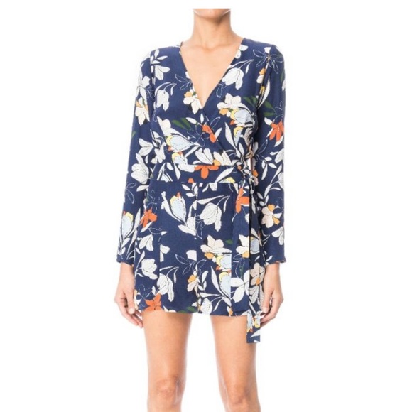 Parker Romper ‘Tita’ Navy Floral NWT - Picture 2 of 11